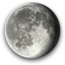 Waning Gibbous, Moon at 18 days in cycle